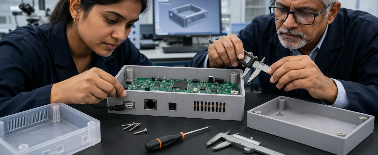 How to Validate PCB Fitment, Ports and Screw Bosses with a 3D-Printed Enclosure